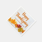 Happy Thanksgiving Business Custom Company Party Servet (Hoek)