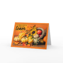 Happy Thanksgiving Business Thankful Team Member
