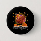 Happy Thanksgiving Button (Voorkant)