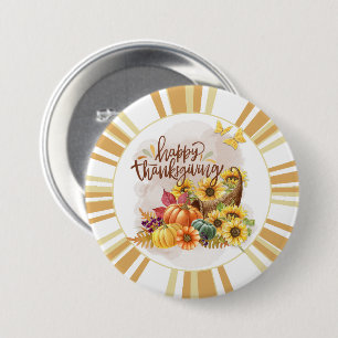 Happy Thanksgiving Button