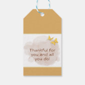 Happy Thanksgiving Cadeaulabel (Achterkant)
