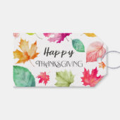 Happy Thanksgiving Cadeaulabel (Voorkant (Horizontaal))