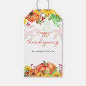 Happy Thanksgiving Cadeaulabel (Voorkant)