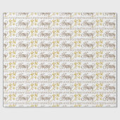 Happy Thanksgiving Cadeaupapier (Vlak)