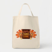Happy Thanksgiving Canvas tas (Voorkant)