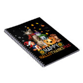 Happy Thanksgiving Cat Happy Hanksmas Cats Notitieboek (Rechterzijde)