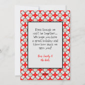 Happy Thanksgiving Center of Attention Turkije Feestdagenkaart (Achterkant)