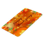 Happy Thanksgiving Colorful Autumn Leaves Magneet (Linkerzijde)
