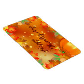 Happy Thanksgiving Colorful Autumn Leaves Magneet (Rechterzijde)