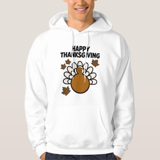Happy Thanksgiving Comic Fall T-shirt (Voorkant)