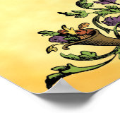 Happy Thanksgiving  Cornucopia Art Poster (Hoek)