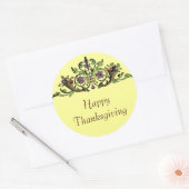 Happy Thanksgiving  Cornucopia LG Sticker (Envelop)