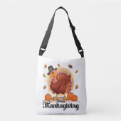Happy Thanksgiving Crossbody Tas (Voorkant)