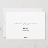 Happy Thanksgiving Custom Photo Family Greeting Feestdagenkaart (Achterkant)