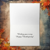 Happy Thanksgiving Cute Appaloosa Horse and Turkey Feestdagen Kaart