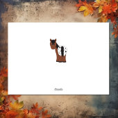 Happy Thanksgiving Cute Appaloosa Horse and Turkey Feestdagen Kaart