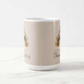 Happy Thanksgiving Cute Turkey Koffiemok (Center)