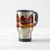 Happy Thanksgiving Cute Turkey Reisbeker (Voorkant rechts)