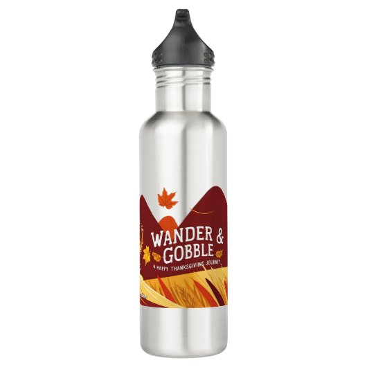 Happy Thanksgiving Cute Turkey Waterfles (Rechts)