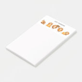 Happy Thanksgiving Cute Turkeys Post-it® Notes (Schuin)