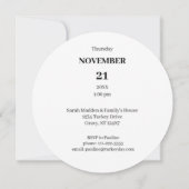 Happy Thanksgiving Cute Waterverf Pumpkin Kaart (Achterkant)