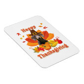 Happy Thanksgiving Dachshund Dog Eigenaar Pet Love Magneet (Rechterzijde)