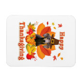 Happy Thanksgiving Dachshund Dog Eigenaar Pet Love Magneet (Horizontaal)