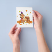 Happy Thanksgiving Dachshund Turkey Costume T Fun Flyer (Hand)