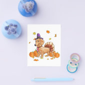 Happy Thanksgiving Dachshund Turkey Costume T Fun Flyer (Enkel)