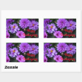 Happy Thanksgiving Dahlia Lila en Petunia Stickers (Vel)