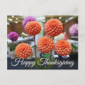 Happy Thanksgiving Dahlia Roos Toscano #1 Briefkaa Briefkaart (Voorkant)