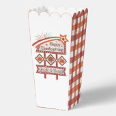 Happy Thanksgiving Dankbaar & Gezegend Retro Teken Bedankdoosjes (Achterkant)