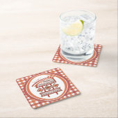 Happy Thanksgiving Dankbaar & Gezegend Retro Teken Kartonnen Onderzetters (Insitu)