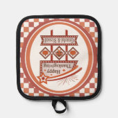 Happy Thanksgiving Dankbaar & Gezegend Retro Teken Pannenlap (Voorkant)