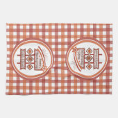 Happy Thanksgiving Dankbaar & Gezegend Retro Teken Theedoek (Horizontaal)