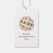 Happy Thanksgiving Day | Apple Pie Cadeaulabel (Voorkant)