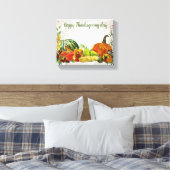 Happy Thanksgiving day Canvas afdrukken (Insitu (Slaapkamer))