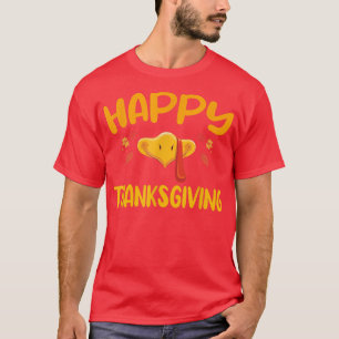 Happy Thanksgiving Day Cute Turkey Family Costuum T-shirt