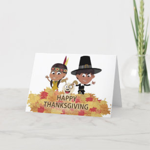Happy Thanksgiving day Feestdagen Kaart
