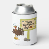 Happy Thanksgiving Day Funny Blikjeskoeler (Blikje Voorkant)