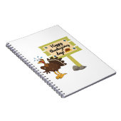 Happy Thanksgiving Day Funny Notitieboek (Rechterzijde)
