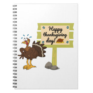 Happy Thanksgiving Day Funny Notitieboek