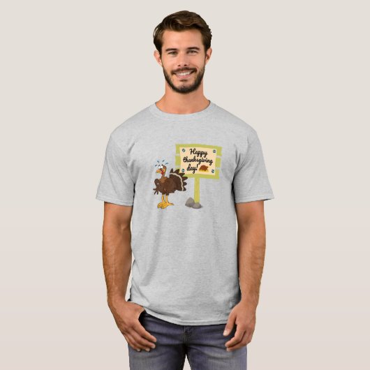 Happy Thanksgiving Day Funny T-shirt (Voorkant volledig)