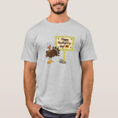 Happy Thanksgiving Day Funny T-shirt (Voorkant)