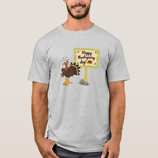 Happy Thanksgiving Day Funny T-shirt (Voorkant)