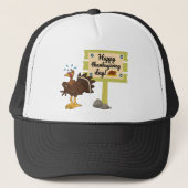 Happy Thanksgiving Day Funny Trucker Pet (Voorkant)