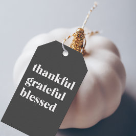 Happy Thanksgiving Day | Gelukkig Grateful Blessed Cadeaulabel