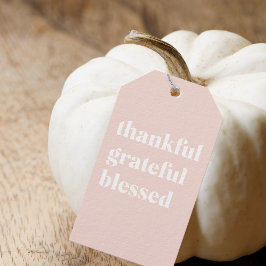 Happy Thanksgiving Day | Gelukkig Grateful Blessed Cadeaulabel