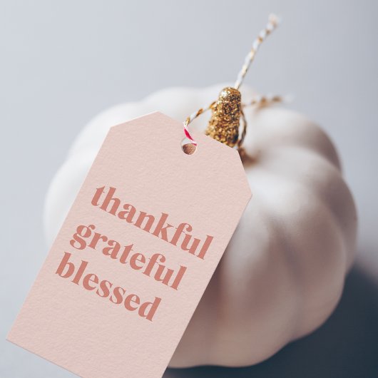 Happy Thanksgiving Day | Gelukkig Grateful Blessed Cadeaulabel