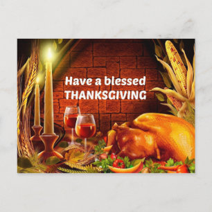 Happy Thanksgiving Day Greetings Feestdagenkaart